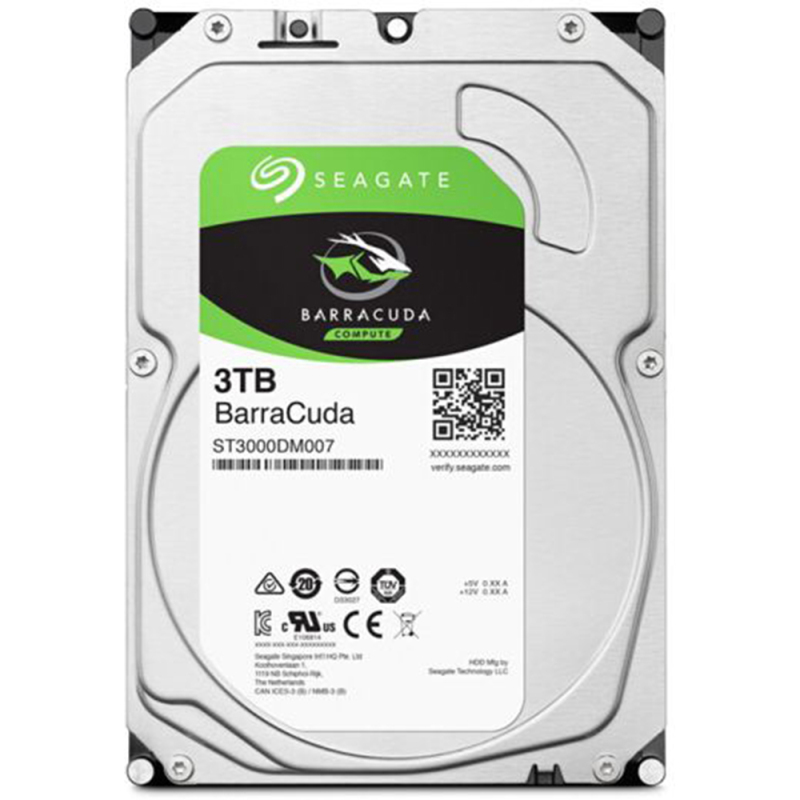 希捷seagate酷鱼系列3tb5400转256msata3台式机机械硬盘st3000dm007