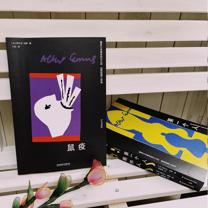 [热卖-咨询优惠]加缪救赎三部曲 [正版]置身于苦难和阳光之间·加缪救赎三部曲 全3册JST文学大师思辨性语言生平事迹鼠高清大图