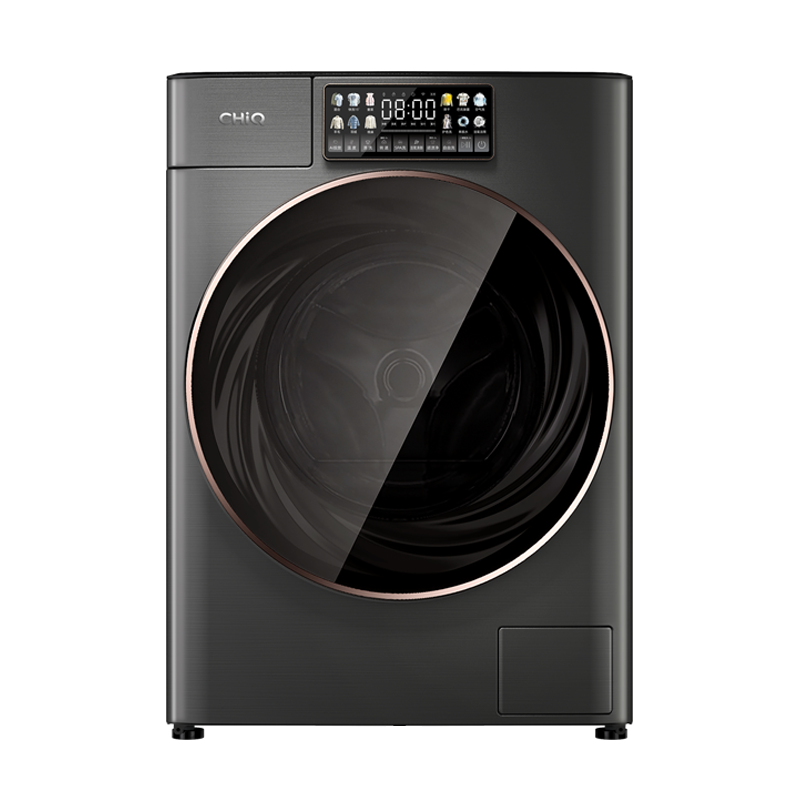 美菱滚筒洗衣机 10公斤容量 dd直驱电机 彩屏操作界面 语音控制 烘干