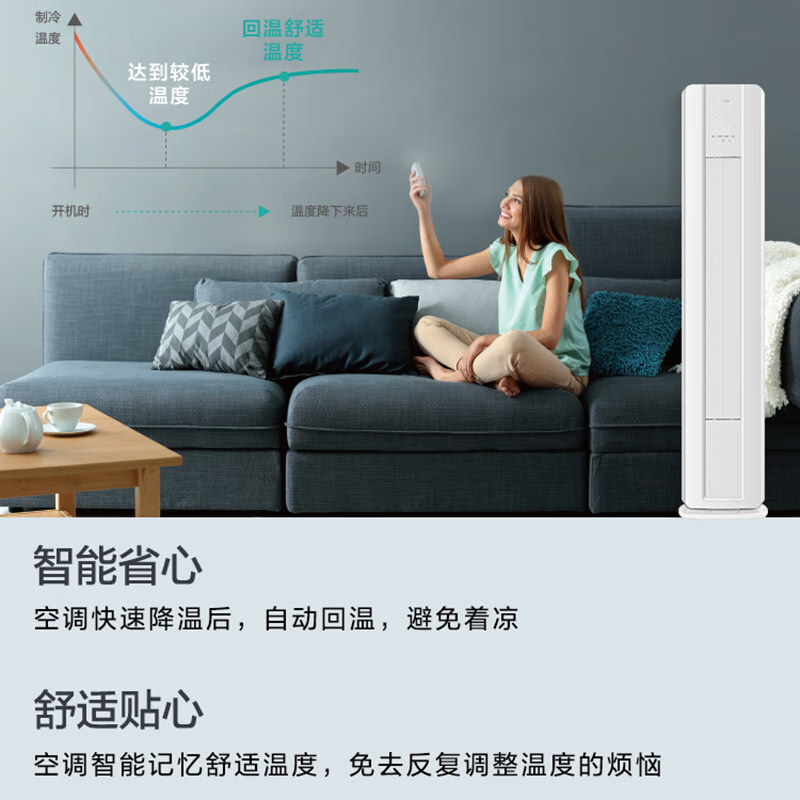 美的 2匹柜式空调 冷暖 一级能效 白色(标准安装) KFR-51LW/G3-1*