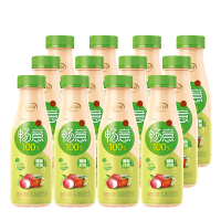 伊利畅意100%乳酸菌酸奶330ml 畅意益生乳酸菌荔枝红茶味零脂肪饮品12瓶整箱 包邮