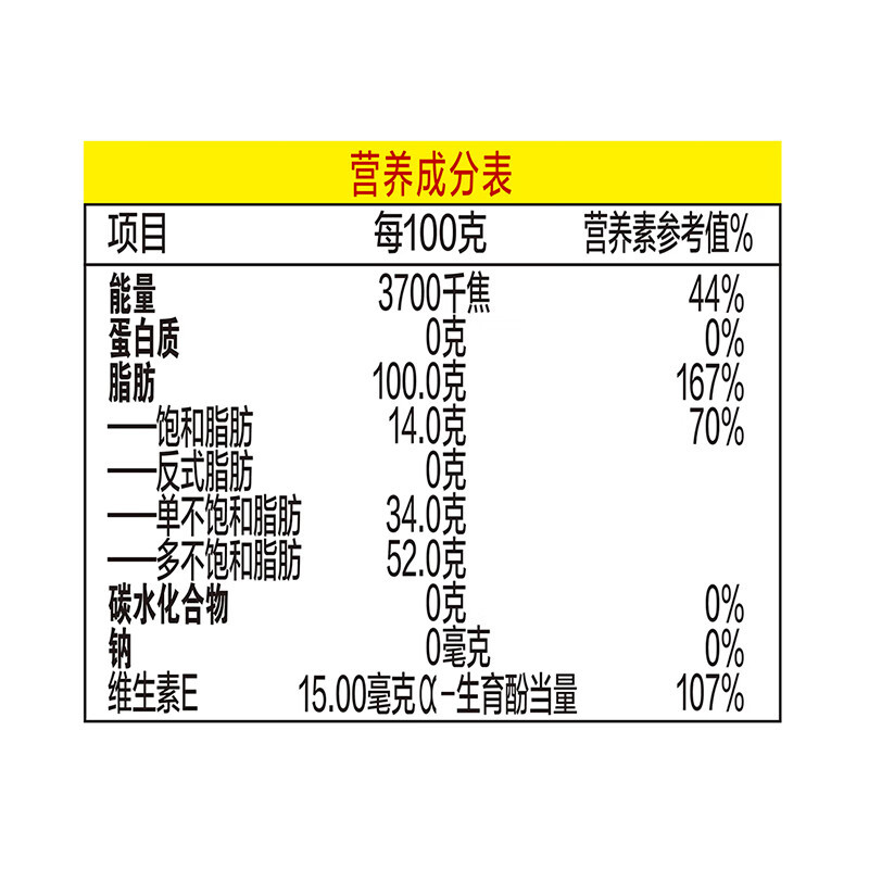 金龙鱼黄金比例调和油1.8L(非转基因)