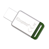 金士顿(Kingston)USB3.1 16GB 金属U盘 DT50 高速车载U盘 绿色