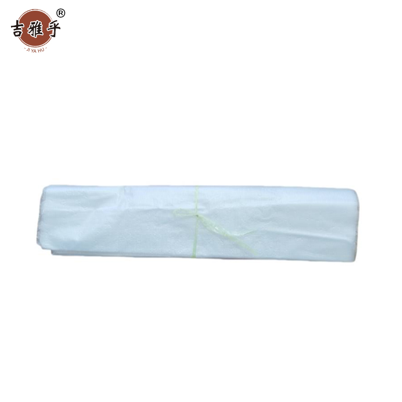 吉雅乎 塑料袋 透明白色背心塑料袋 24*36cm 50个/扎高清大图