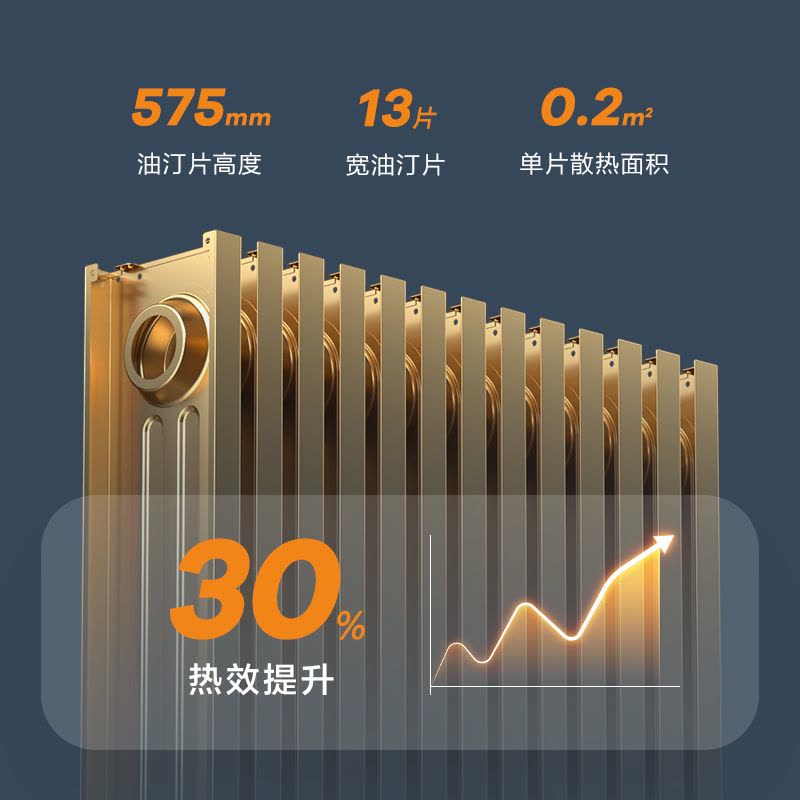 飞利浦电热油汀取暖器家用油丁小型卧室暖气烤火炉电暖器气油酊电暖气片烘衣大面积图片