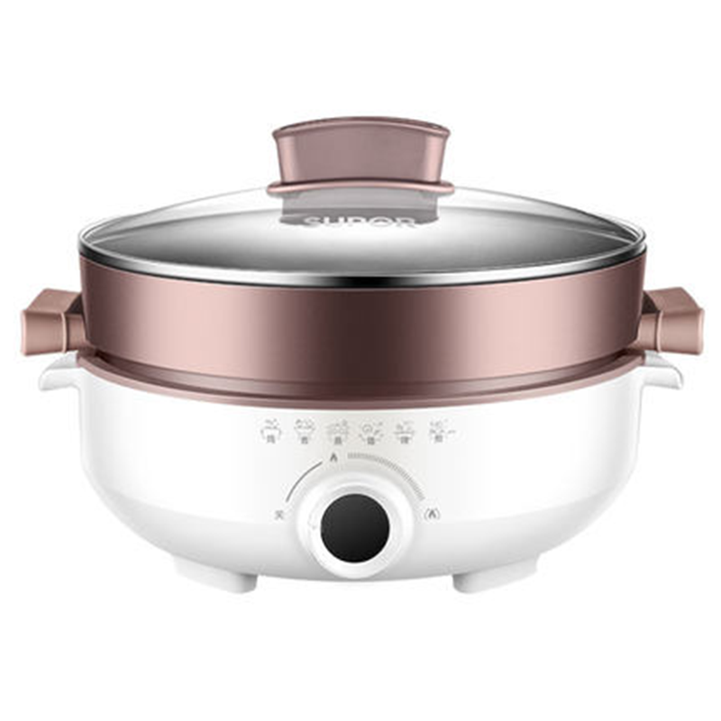 苏泊尔jd30d819电火锅分离式多功能锅插电煮锅炒锅烧烤蒸煮1500w火力