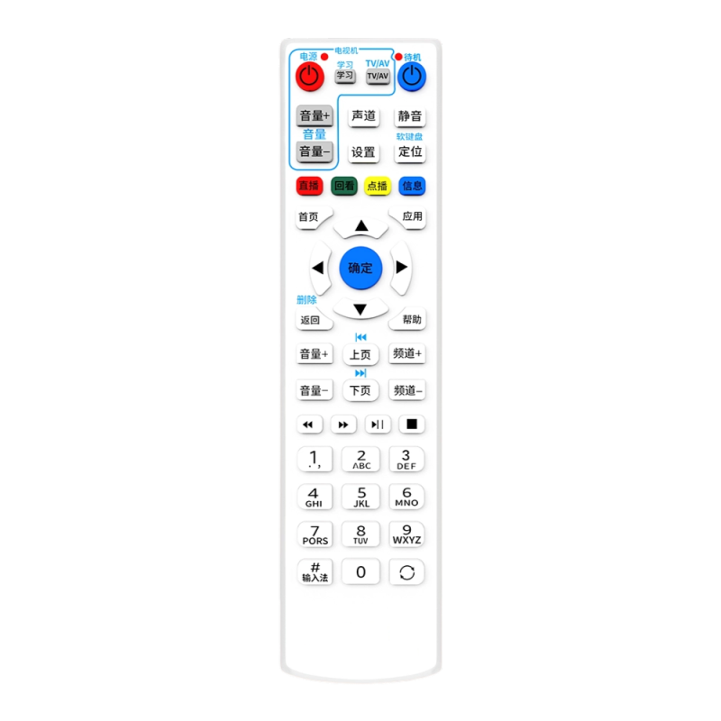 适用中国电信ZTE中兴机顶盒遥控器ZXV10 B700 B600 B760N B860A创维中兴itv长虹烽火通用款遥控