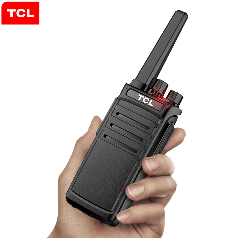 TCL 对讲机 HT9 大功率远距离对讲机 专业商用酒店办公民用工地手持对讲手台户外无线对讲器 黑色