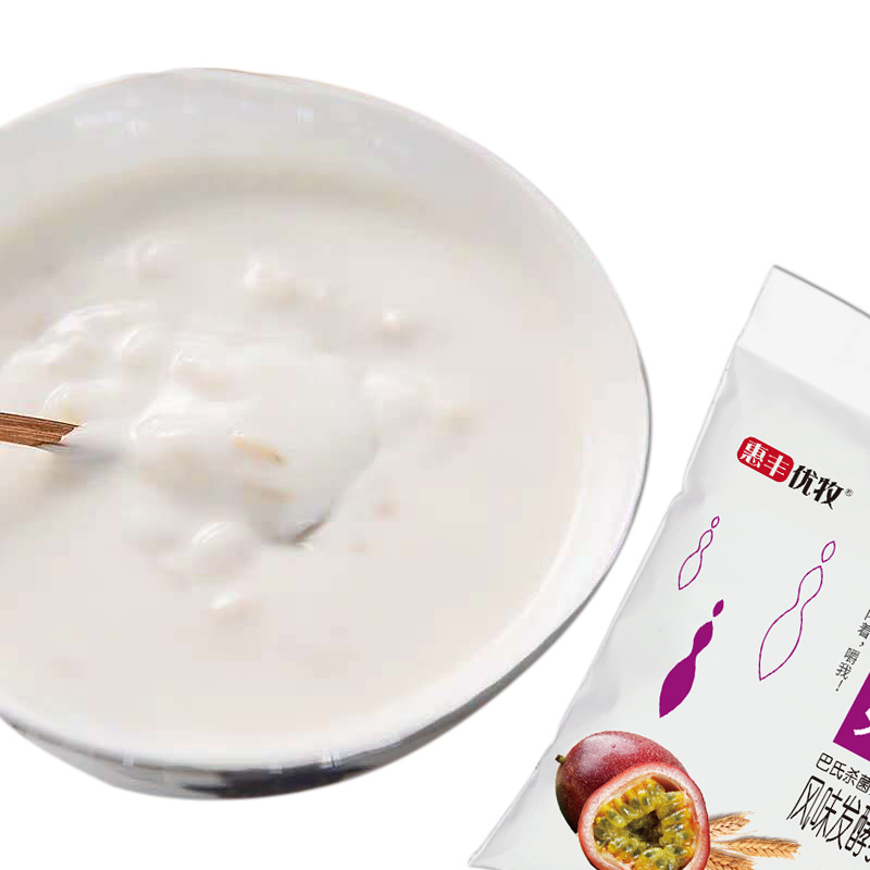 惠惠丰优牧嚼酸奶百香果燕麦170g