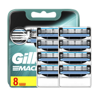 【保税仓现发】吉列(GILLETTE)锋隐男士手动剃须刀 替换刀头锋速3- 8刀头