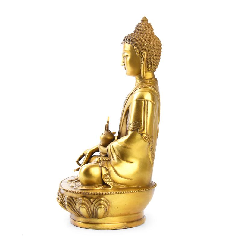 美帮汇药师佛 东方净琉璃药师佛佛像摆件密宗三宝佛三世佛供奉高清大图