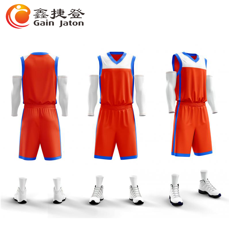 鑫捷登 运动户外比赛篮球衣运动服套装 WD-3806 1套高清大图