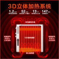 美的(Midea) 取暖器电油汀家用电暖气13片油丁电暖器暖气片干衣加湿 NY2513-16FW