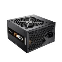 USCorsair 美商海盗船 VS650 额定650w 主动式 台式机静音背线ATX电源 电脑电源