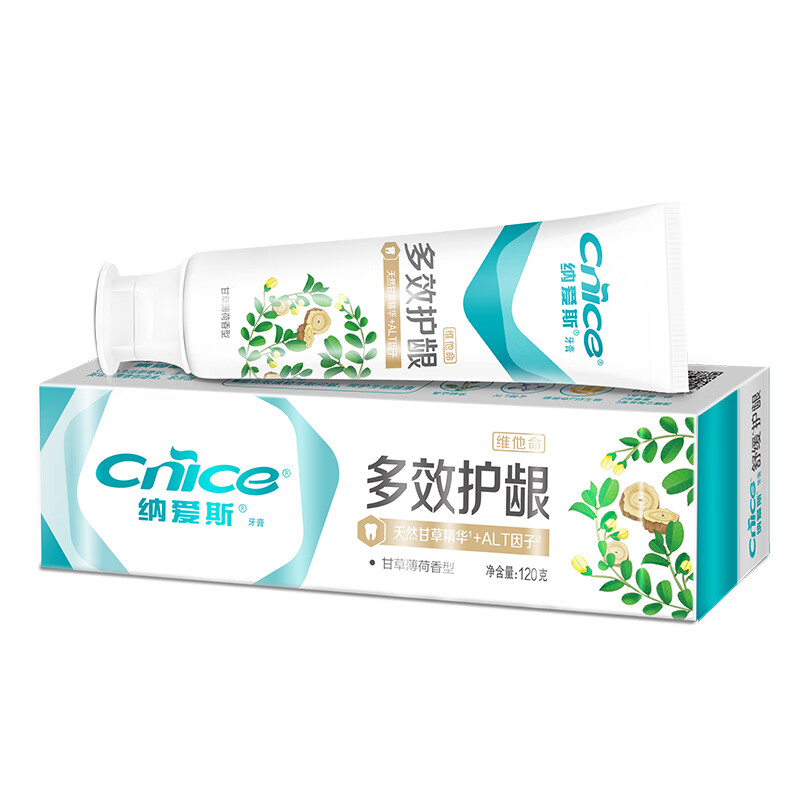 纳爱斯 护龈牙膏本草薄荷香型 N2(规格:120g*1支)高清大图