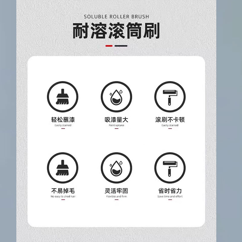 豫众诺 滚刷 6寸 把高清大图