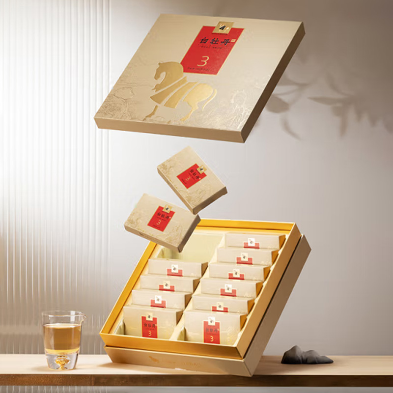 八马茶业(BAMA TEA)紫金白兰·3年白牡丹(原料年份2019)-240克(12盒)高清大图
