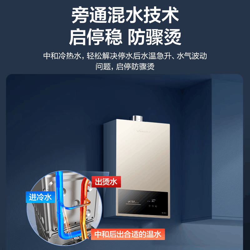 万和(Vanward)14BE1 PRO14升燃气热水器天然气水气双调恒温家用节能省气防冻热水器图片