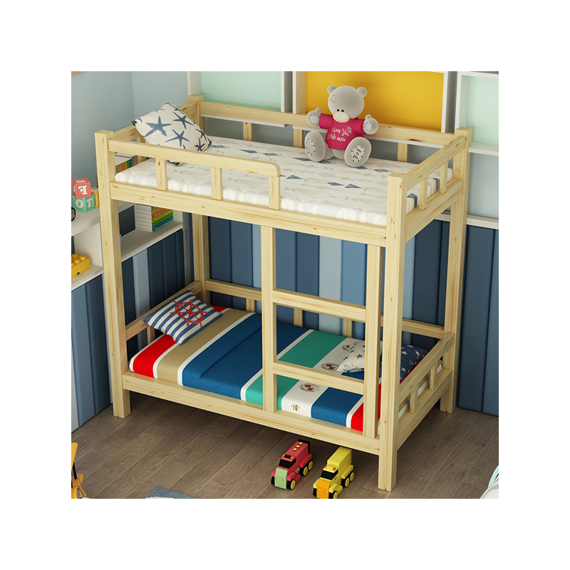 专用幼儿园床上下铺托管班小学生午睡床高低床儿童双层实木午托床