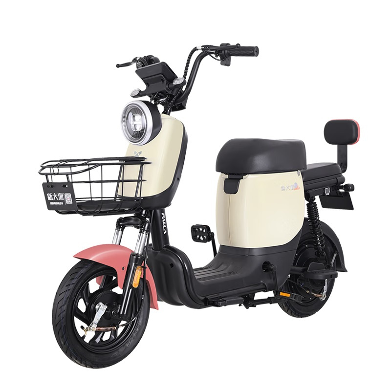 新大洲派乐/PALLA K13 PLUS 新国标电动自行车48V24Ah锂电电动车 油光黑/奶白/水雾桃粉