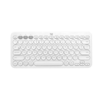 罗技(Logitech)K380多设备蓝牙键盘 芍药白