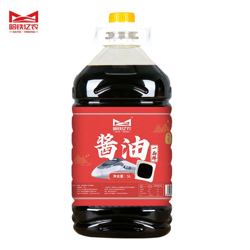 哈铁亿农 酱油一品鲜5L/桶图片