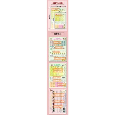 一学就会!少儿实用乐理知识挂图 家庭用中号版(全3册)