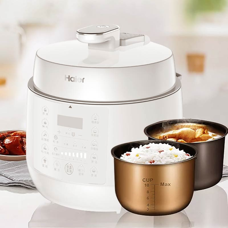 海尔(Haier) PS-E5001Q1W 防爆双胆压力锅 单台装
