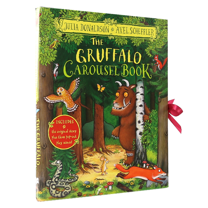 [正版]咕噜牛旋转立体书 英文原版 The Gruffalo Carousel Book 茱莉娅唐纳森 桂冠作家 幼儿高清大图