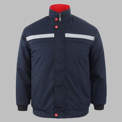 汽修工作服棉衣男冬季加厚工作服棉衣劳保服棉上衣耐磨防寒可印字