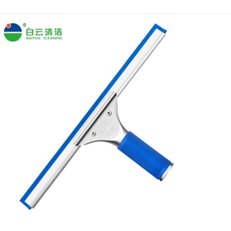 白云清洁(baiyun cleaning)AF04114A 不锈钢玻璃刮刮水器工具配件 蓝色35厘米