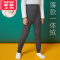 可莉允小学生校服器儿童一体加绒保暖裤冬季男童加厚棉裤中大女童秋裤