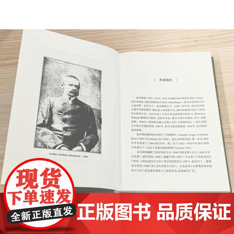 吠陀梵语语法 语音变格及变位 山东大学中文专刊 麦克唐纳著中西书局出版正版书籍语言文字古印度语古汉字通解图书高清大图