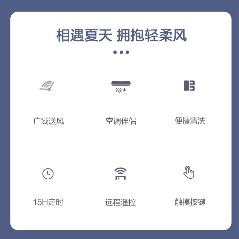 格力(GREE)空气循环扇家用遥控电风扇宿舍学生节能小风扇迷你台扇广角摇头遥控空气对流四季风扇 FXT-15x66Bg3高清大图