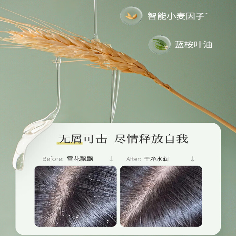 菲诗蔻FicceCode澳洲进口植物去屑洗发水300ml