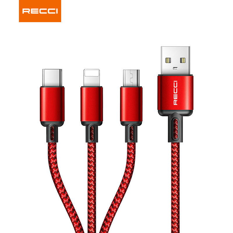 RECCI-光影RTC-T09一拖三发光数据线 RTC-T09高清大图