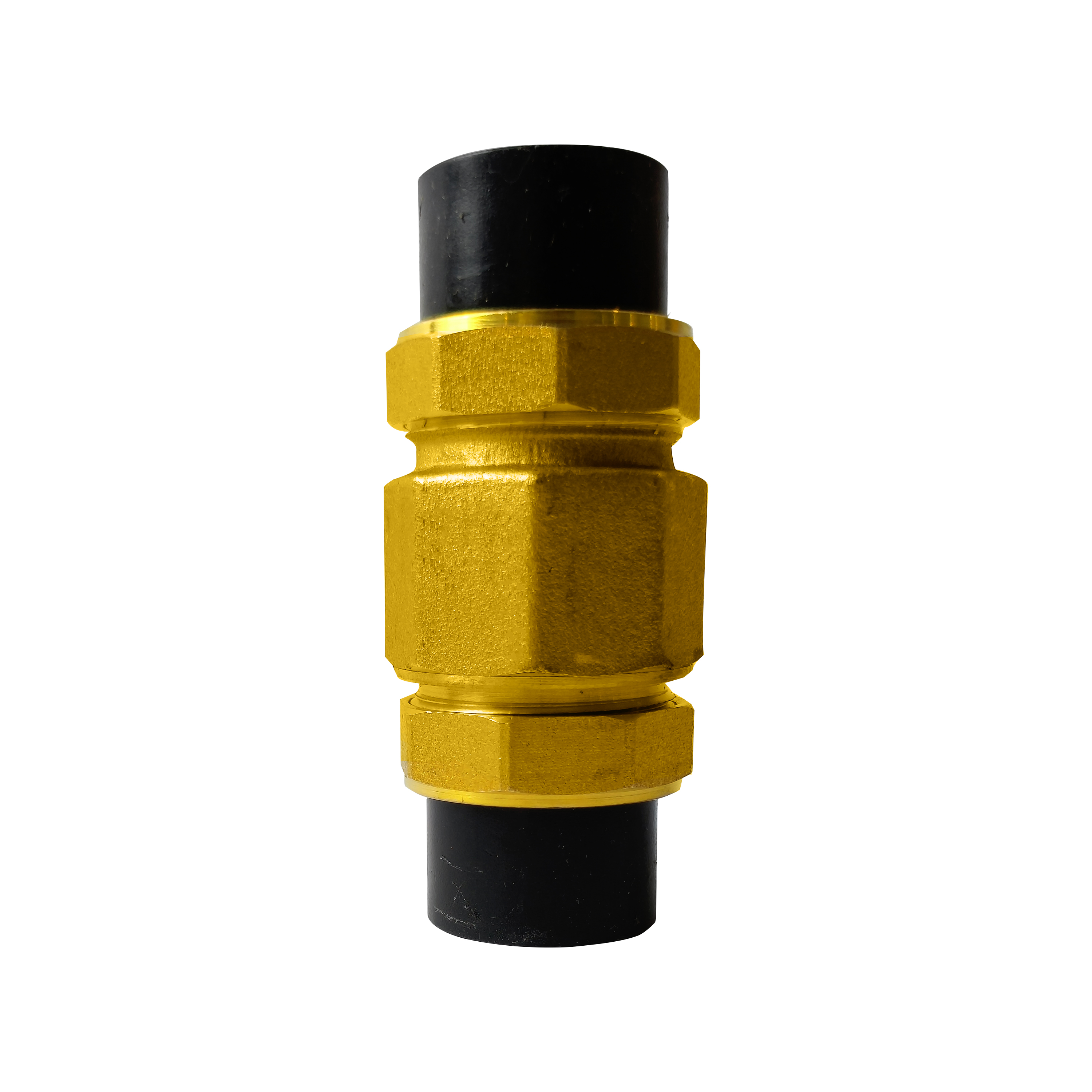 杉外山 PE热熔管件 铜立式止回阀 个高清大图