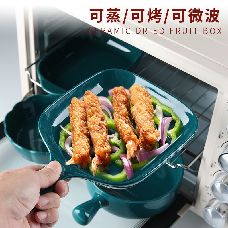 陶瓷碗盘创意个性家用组合餐具烘焙焗饭碗简约菜盘子北欧碗碟套装|款式13
