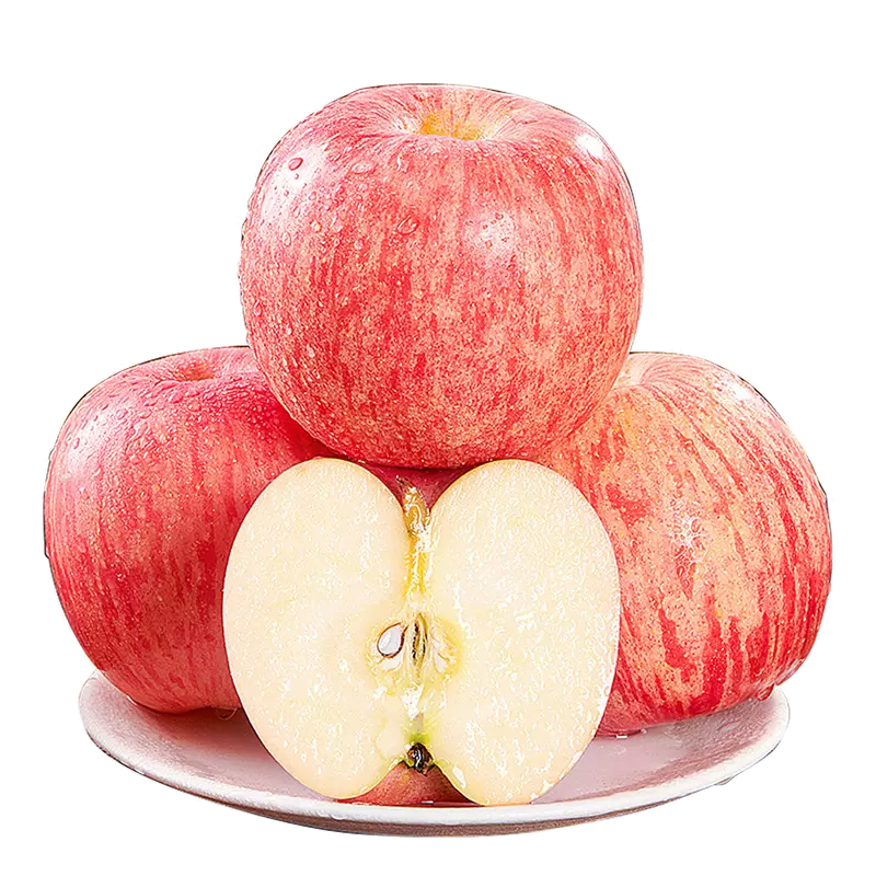 [西沛生鲜]山东烟台红富士 净重5斤 9个 精品礼盒装 脆甜可口高清大图