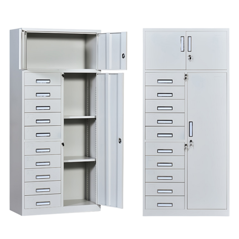 智叶舟多斗抽屉柜三门十斗85*39*180cm台高清大图