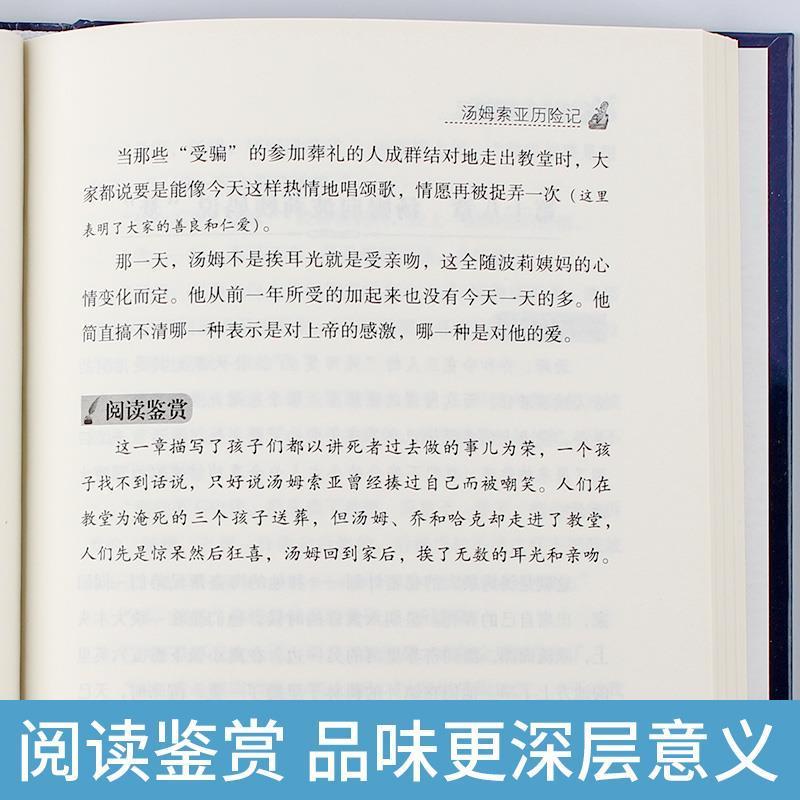 吉林出版 汤姆索亚历险记 精装正版汤姆索亚历险记鲁滨逊漂流记小学五六6年级上下册课外书