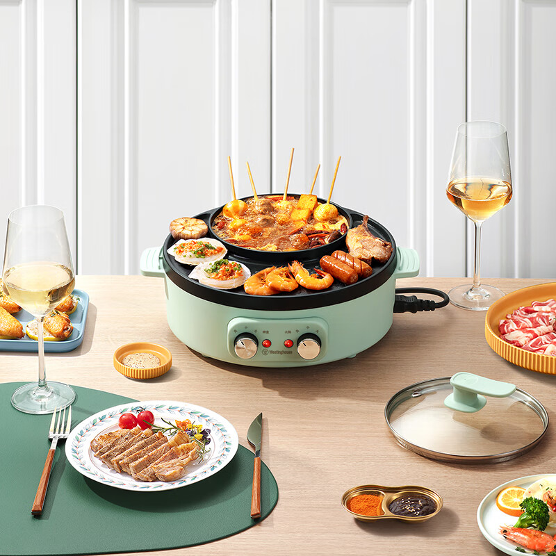 西屋(WESTINGHOUSE)西屋多功能涮烤一体锅WSC-A337高清大图