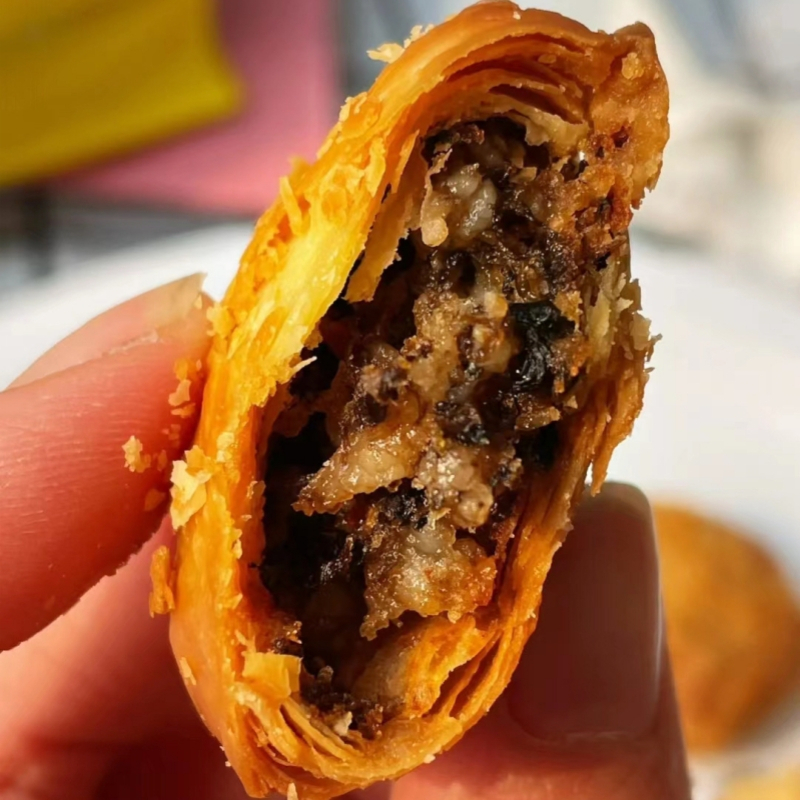 黄山烧饼 原味+微辣140g*4袋 安徽特产梅干菜扣肉传统糕点零食品饱腹办公室休闲零食早餐