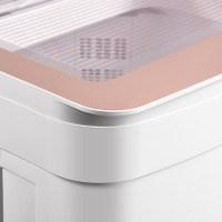 TCL XPB92-9678S 9.2公斤 半自动双缸洗衣机 洗脱分离 玻璃盖板 喷淋漂洗(芭蕾白)
