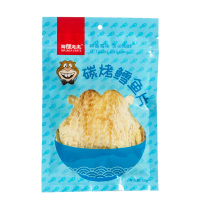 海狸先生烤鳕鱼片即食碳烤蜜汁香鱼片干大连烤鱼片58g*1袋