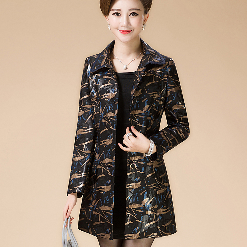 中年妇女风衣_中年风衣女外套春秋