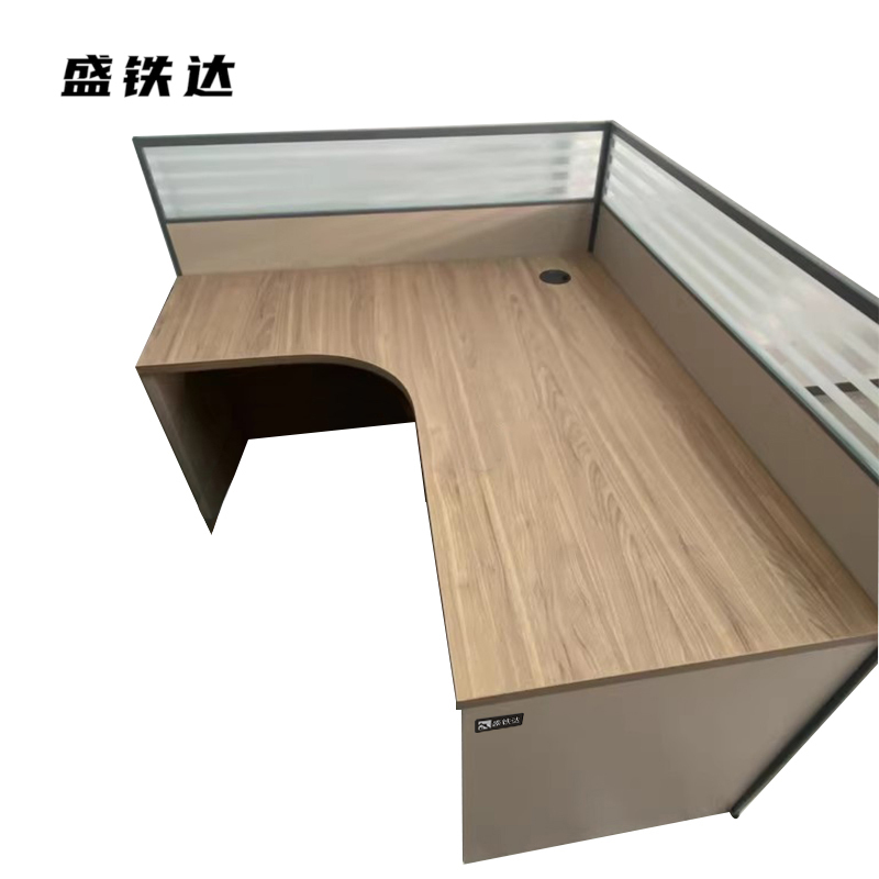 盛铁达 颗粒板办公卡位L型单人位1200*1100*500mm STD-JJ169 张高清大图