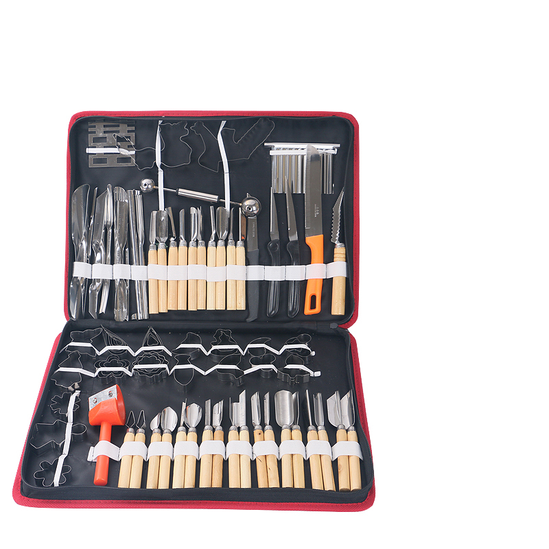 厨师食品雕刻刀入门套装水果雕花刀工具专业雕刻刀全套专用电脑包80