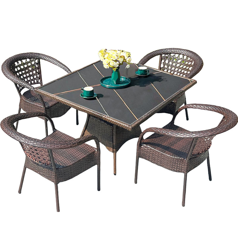 烁恒 户外桌 4椅+方桌 套高清大图