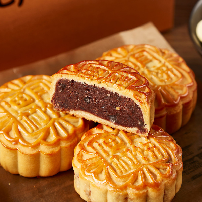 渔村月饼小团圆月饼礼盒670g广式月饼中秋佳节送礼送长辈公司员工福利